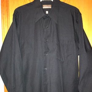 Van Heusen satin striped dress shirt